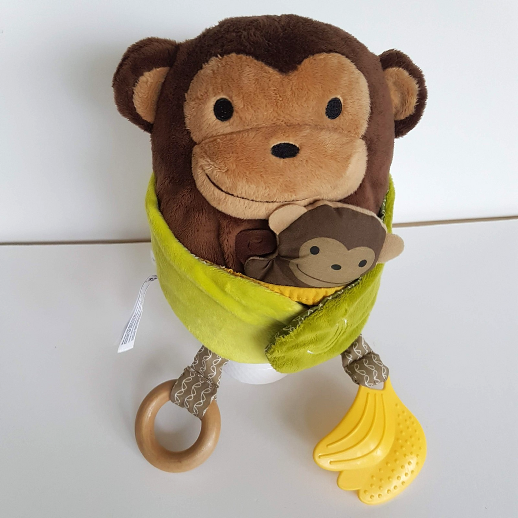 Skip Hop MONKEY & BABY Baby Activity Toy Rattle Soft Toy Crinkle Mirror Soft Toy4