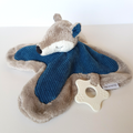 Doudou de Bebe DEER Baby Lovey Plush Comforter Security Blanket Soft Toy Animal0
