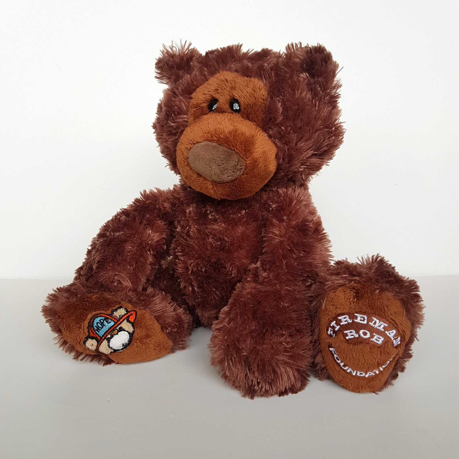 Gund FIREMAN ROB Foundation Teddy Bear HOPE 25cm Soft Toy Stuffed Animal Cute0