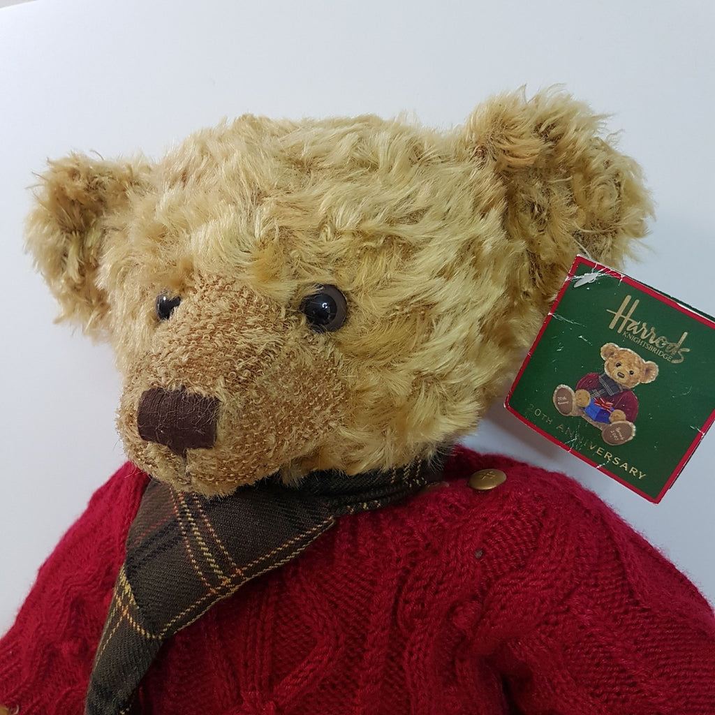 Harrods TEDDY BEAR 20th ANNIVERSARY 2005 Large Collectible Stuffed Animal Toy5