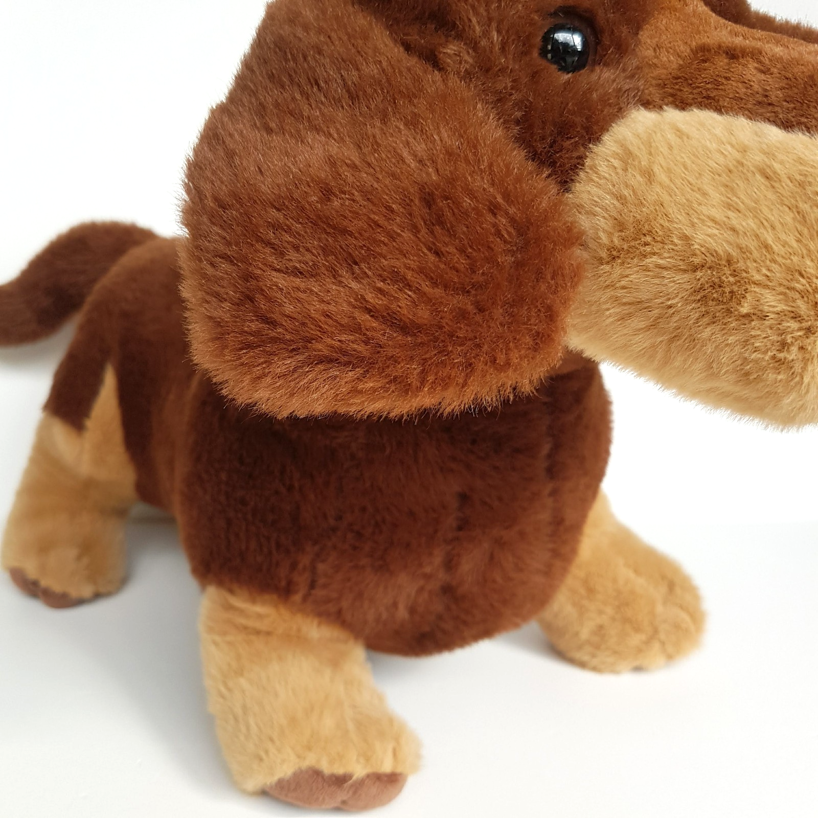 DACHSUND SAUSAGE DOG Plush 41cm Soft Toy Stuffed Animal Pet Cuddly Brown Puppy3