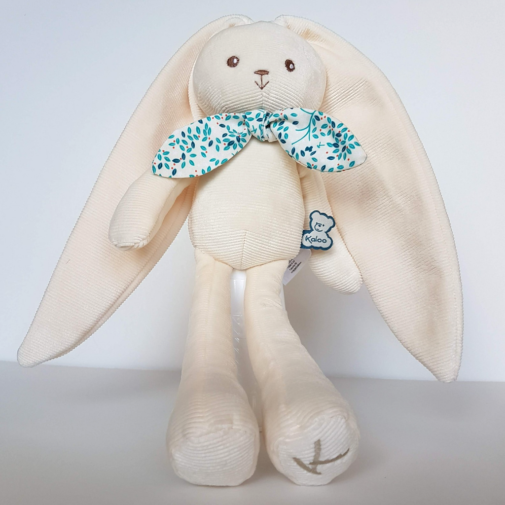 KALOO Baby BUNNY RABBIT Plush 31cm Stuffed Animal Soft Toy Corduroy Cream Floppy6
