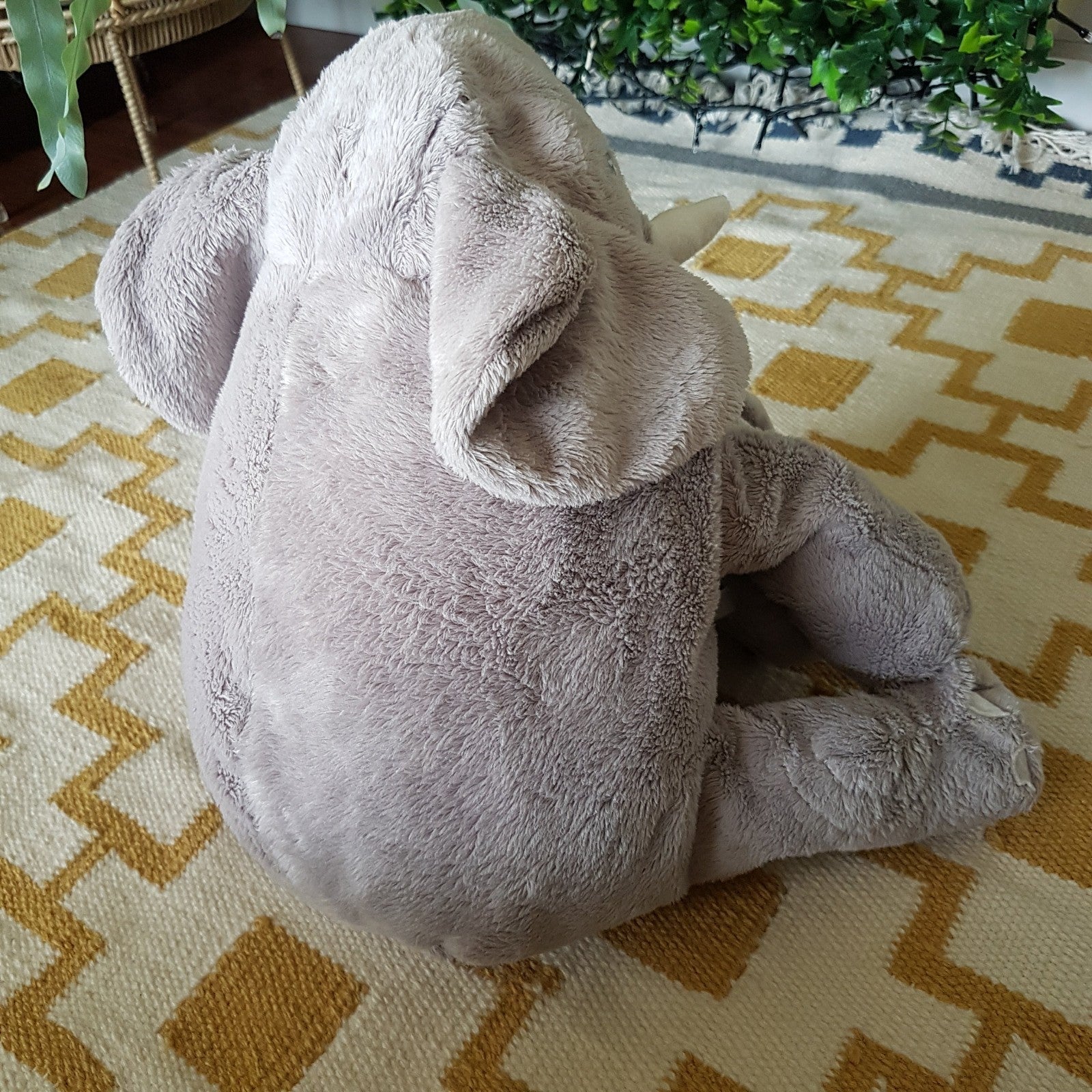 Ikea LARGE ELEPHANT MUM & BABY 57cm long Plush Soft Toy Safari Stuffed Animal8