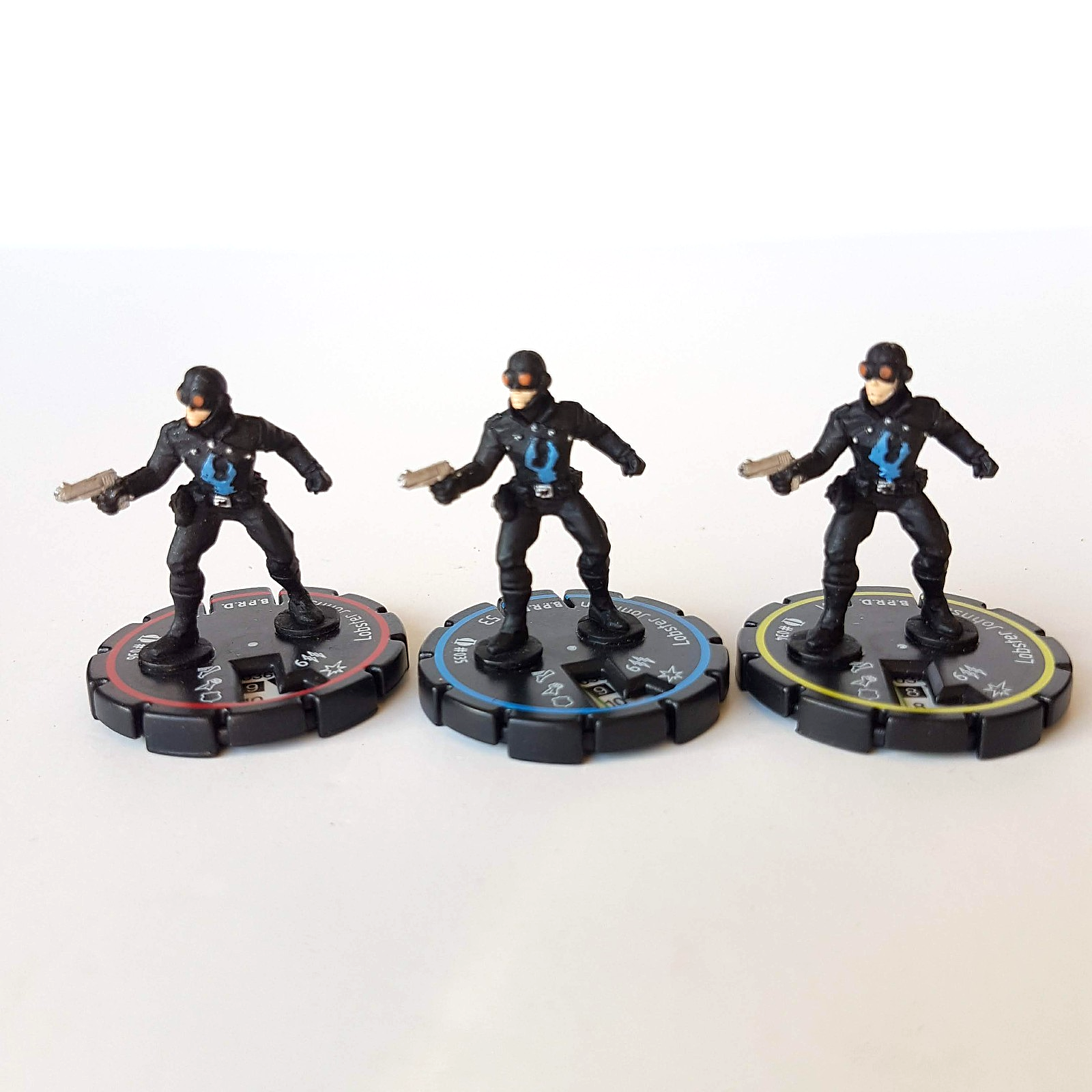 Heroclix LOBSTER JOHNSON #041 #053 #072 R/E/V 3 Set Game 2003 Figures Toys0
