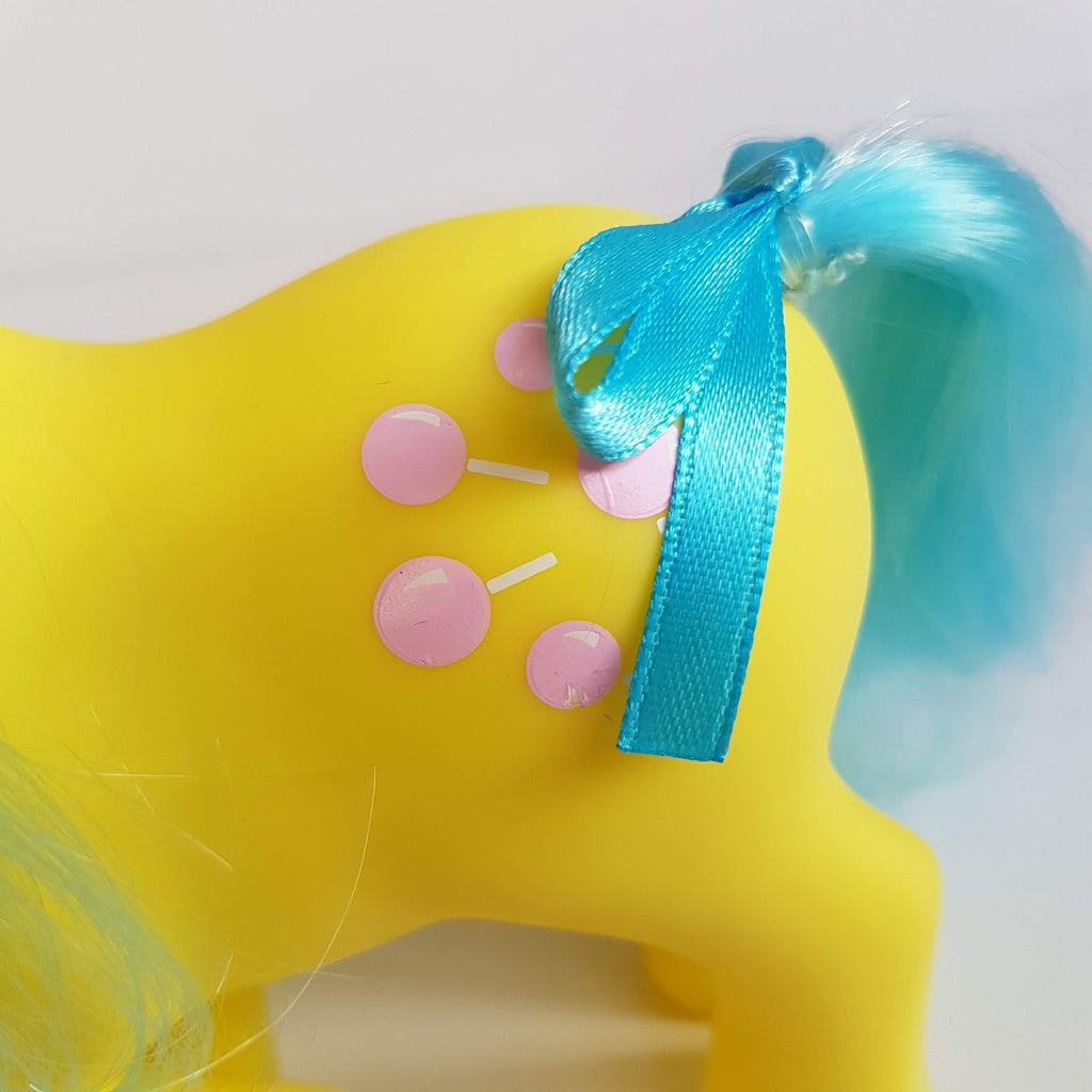 My Little Pony TOOTSIE 2019 35th Anniversary Hasbro Horse Figure Yellow Blue8