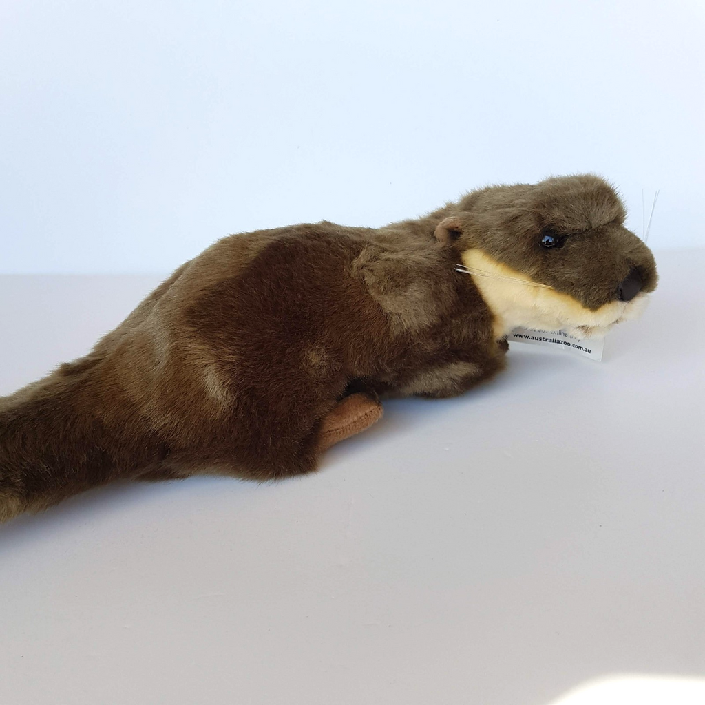 AUSTRALIA ZOO OTTER Plush Toy 32cm Soft Toy Wild Animal Plush Stuffed Animal TAG4