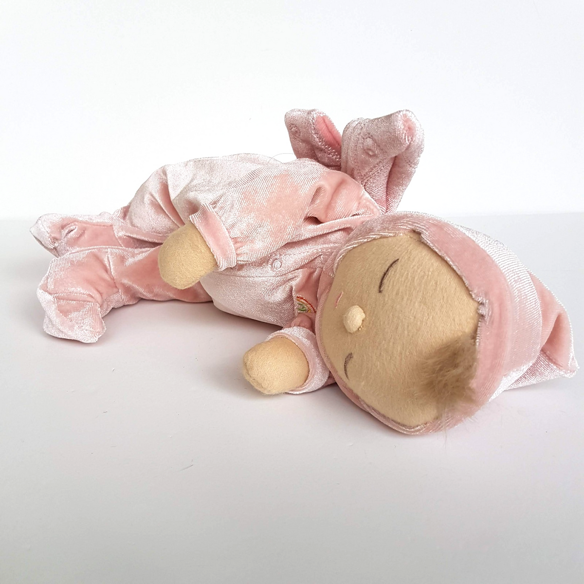 Olli Ella DOZY DINKUMS AURORA Fairy Doll Pink Plush Soft Fabric Doll Sleeping6