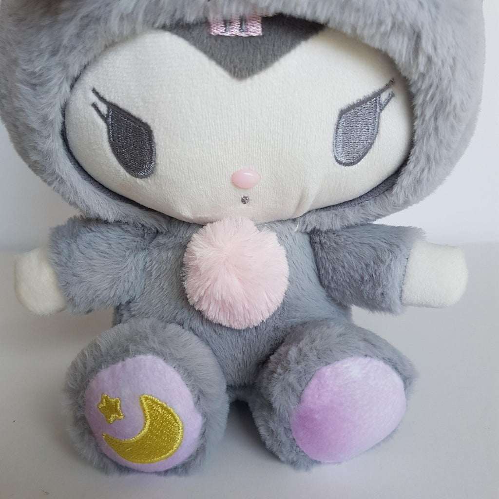 Genuine SANRIO Kuromi Hello Kitty 23cm Anime Plush Stuffed Animal Soft Toy Cute3