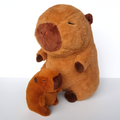 CAPYBARA MUM & BABY 30cm Plush Stuffed Animal Soft Toy Zoo Big Guinea Pig Toy0