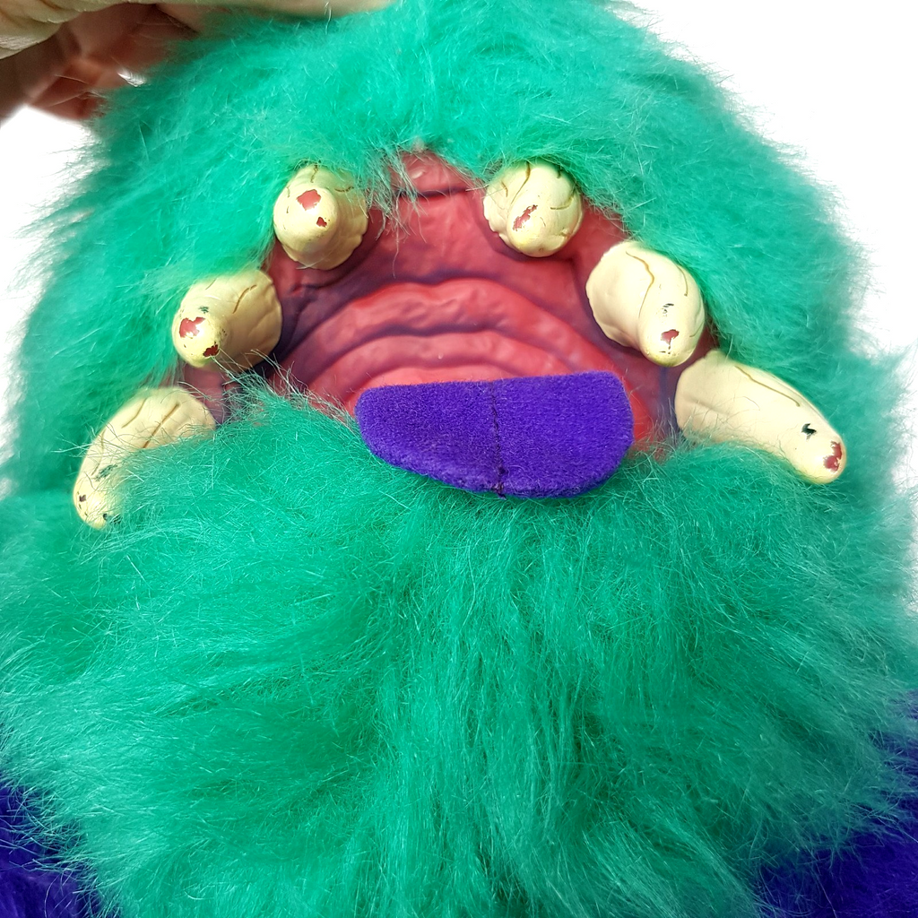 VTG My Pet Monster RARK 1986 Plush Puppet Stuffed AMTOY Soft Toy NO HANDCUFFS15
