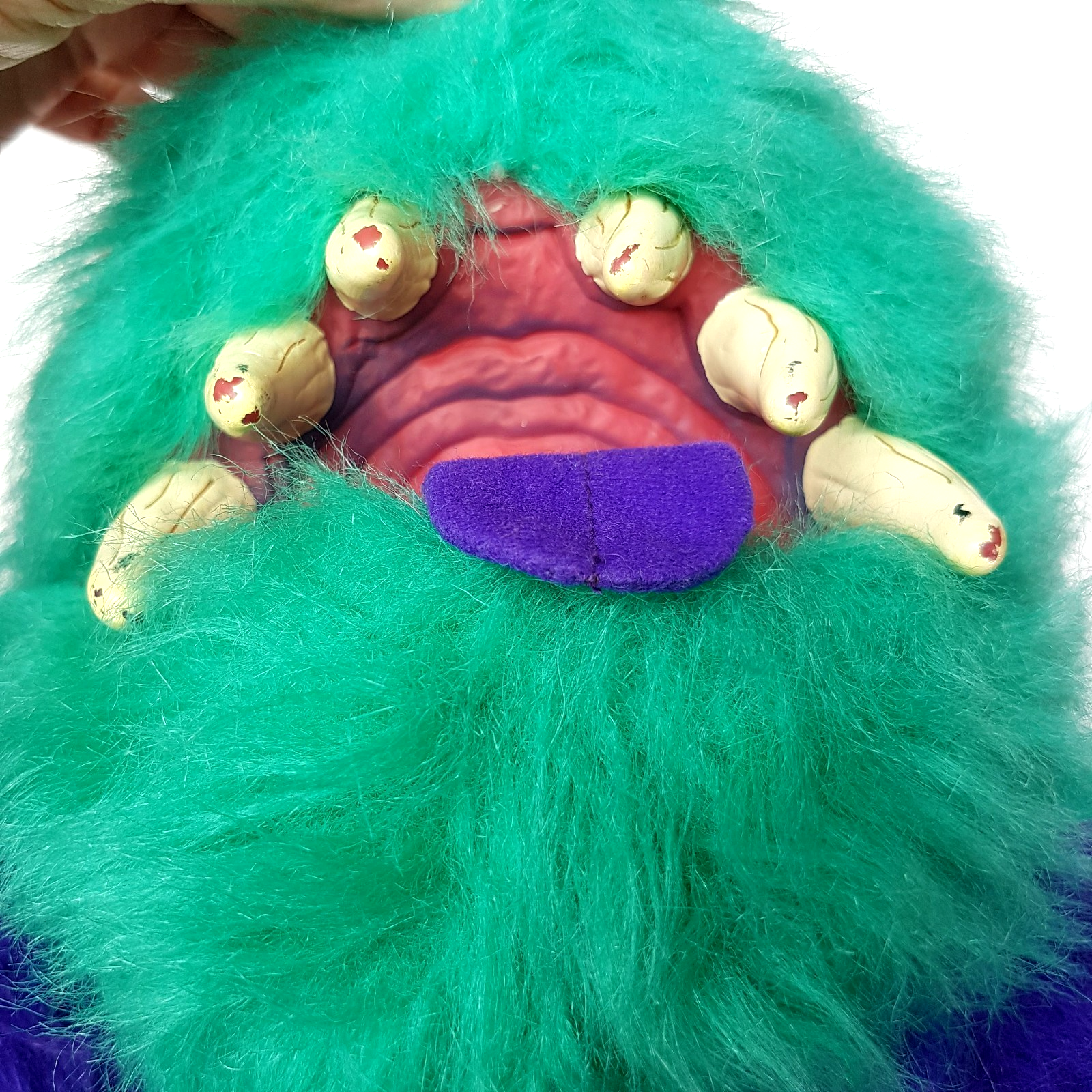 VTG My Pet Monster RARK 1986 Plush Puppet Stuffed AMTOY Soft Toy NO HANDCUFFS15