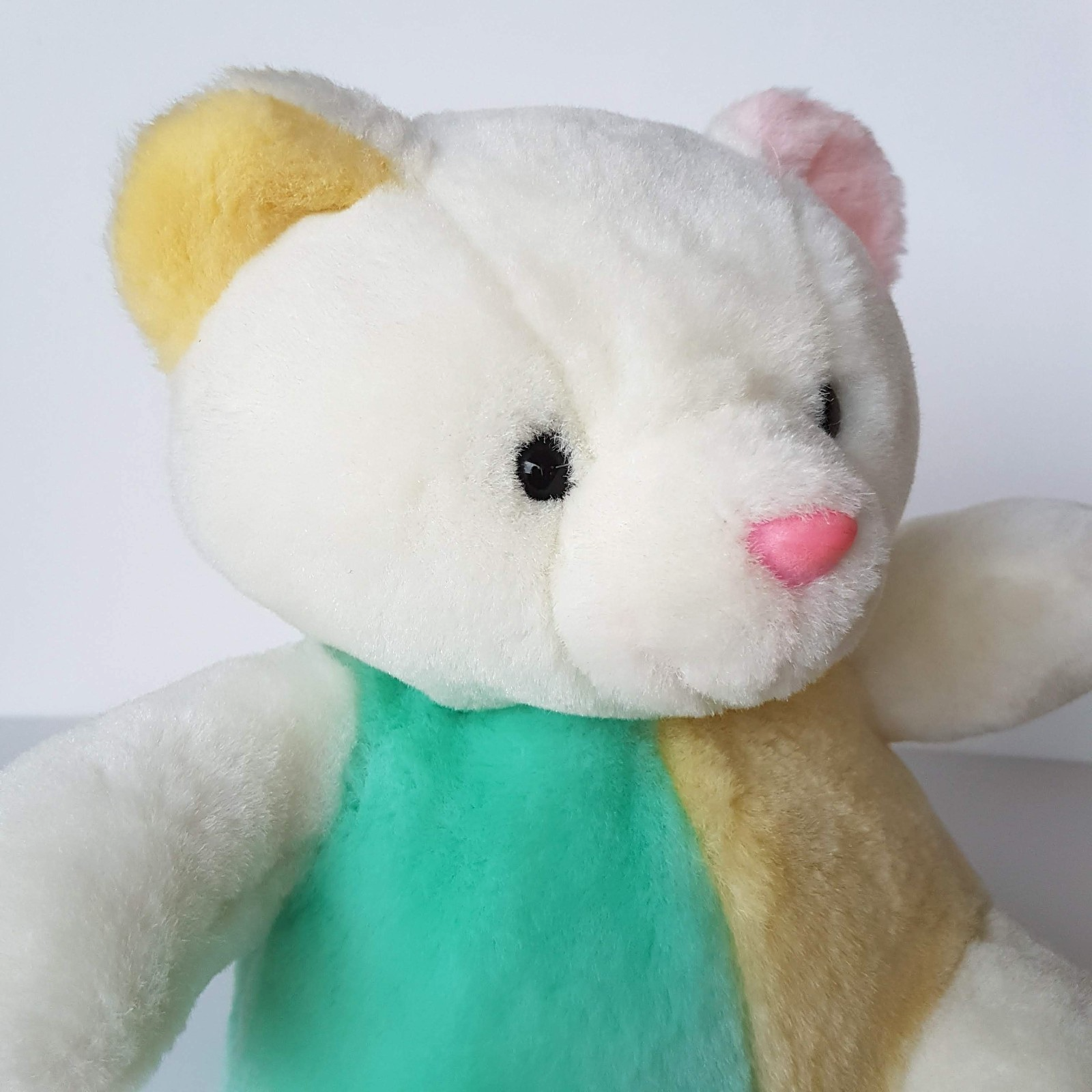 Pastel COLOUR BLOCK Teddy Bear 24cm Plush Stuffed Animal Soft Toy CUTE Unique8