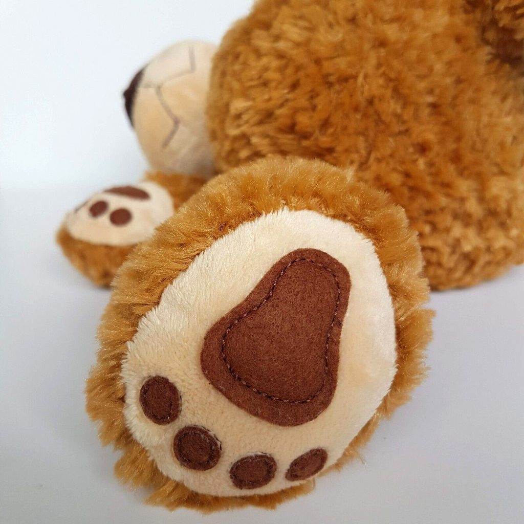 Korimco CARAMEL TEDDY BEAR Plush 33cm Stuffed Animal Soft Toy Sitting Cute Soft8