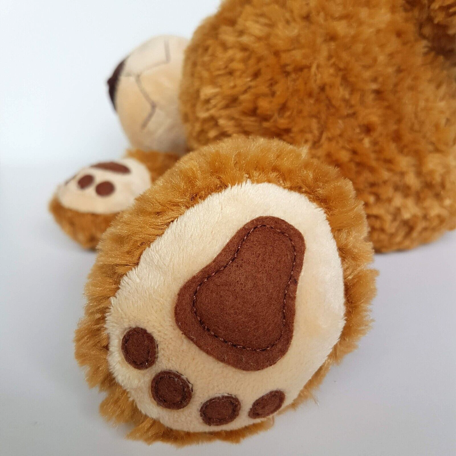 Korimco CARAMEL TEDDY BEAR Plush 33cm Stuffed Animal Soft Toy Sitting Cute Soft8