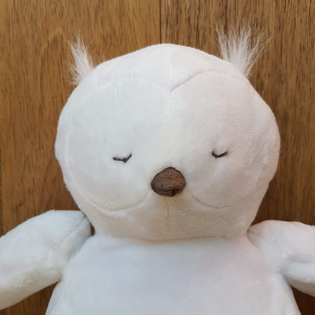 Jacadi Paris BABY OWL Plush Bird 30cm Crinkle Stuffed Animal Activity Soft Toy1