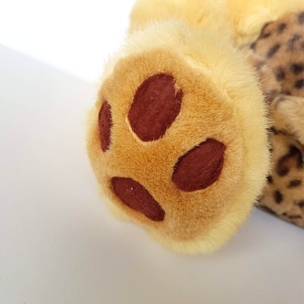 CAVEMAN Teddy Bear 33cm Plush Cuddly Stuffed Animal Soft Toy Clothes Leopard7