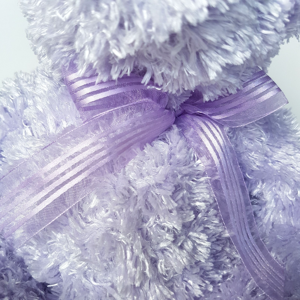 Korimco PURPLE LAVENDER TEDDY BEAR 32cm Plush Soft Toy Stuffed Animal Floppy6