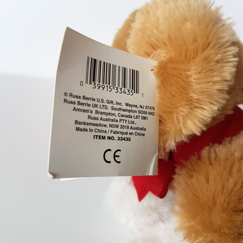 Russ SITTING BEAGLE DOG 16cm Soft Toy Puppy Plush Stuffed Animal Cute Small Toy9