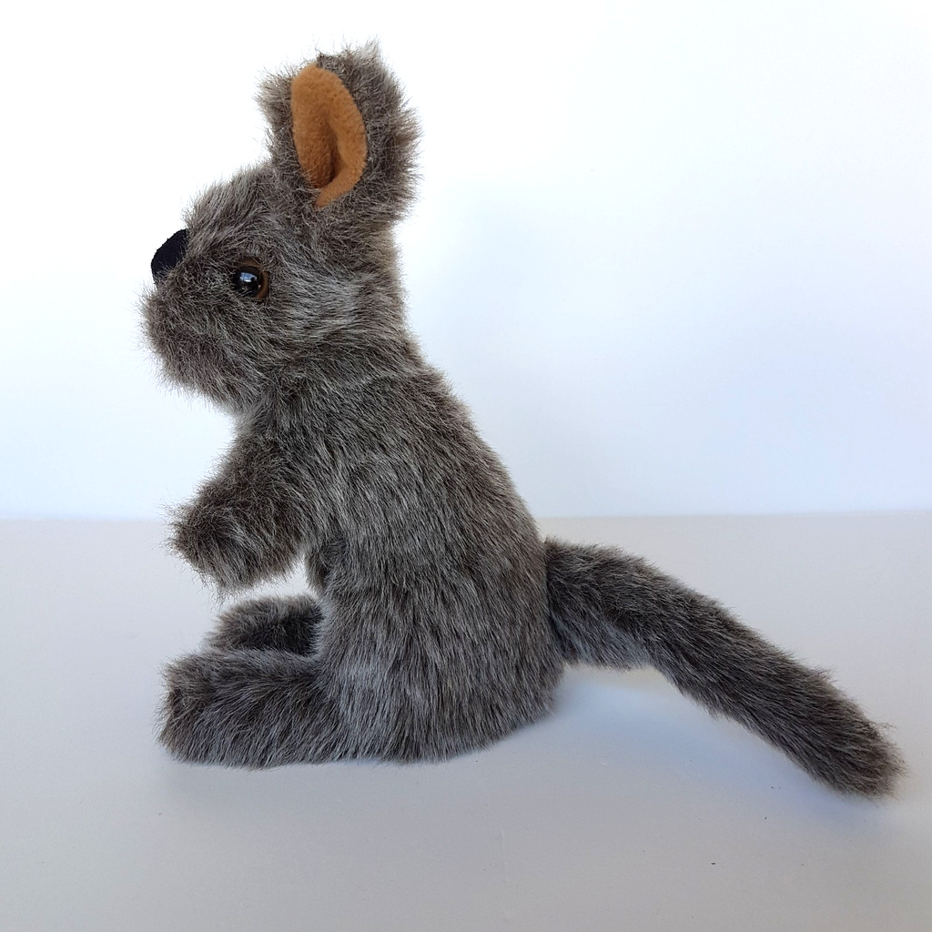 Secret Gully GREY KANGAROO Plush 22cm Soft Toy Stuffed Animal Aussie Native Cute4