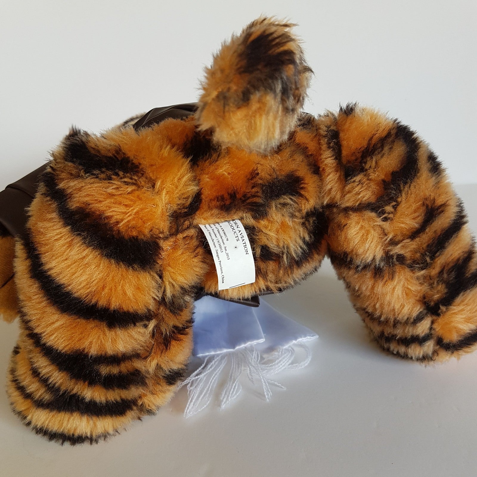 Rare Vintage FLYING TIGERS Aviation Squadron Pilot Plush Stuffed Animal Soft Toy16
