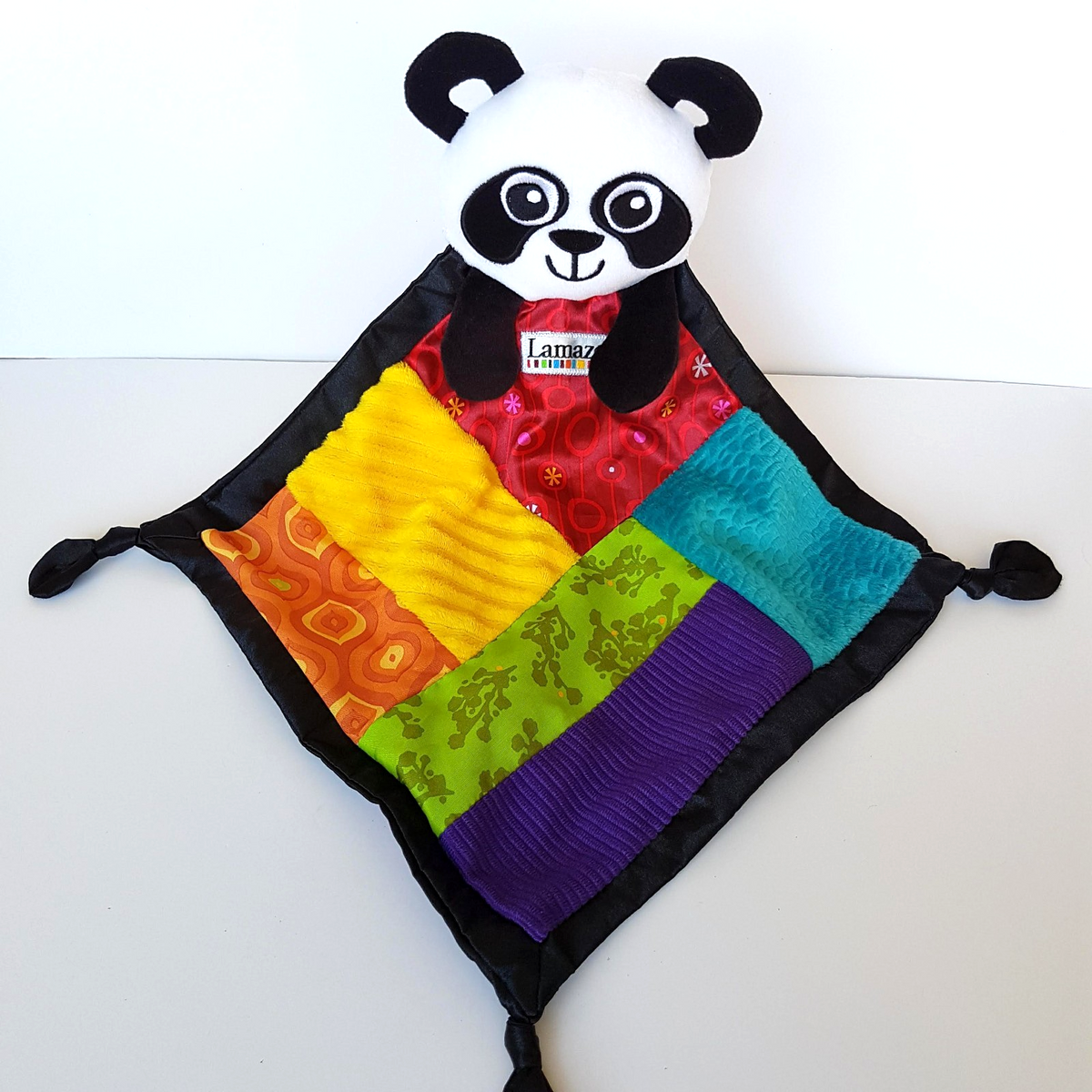 Lamaze PANDA Lovey Plush Security Blanket Comforter Stuffed Animal Soft Toy0