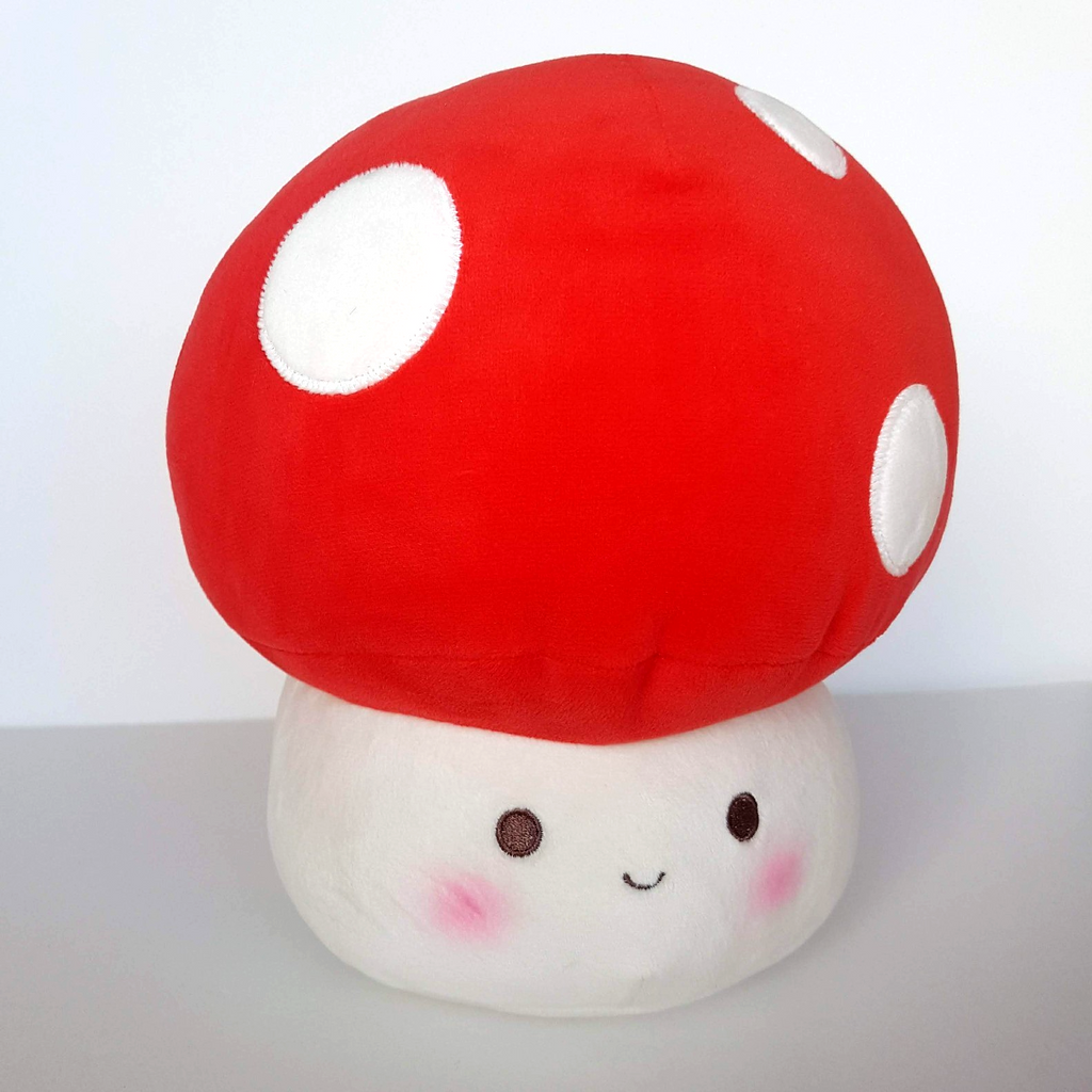 Miniso SPOTTED MUSHROOM Plush 22cm Soft Toy Stuffed Animal Fungi Character Cute1
