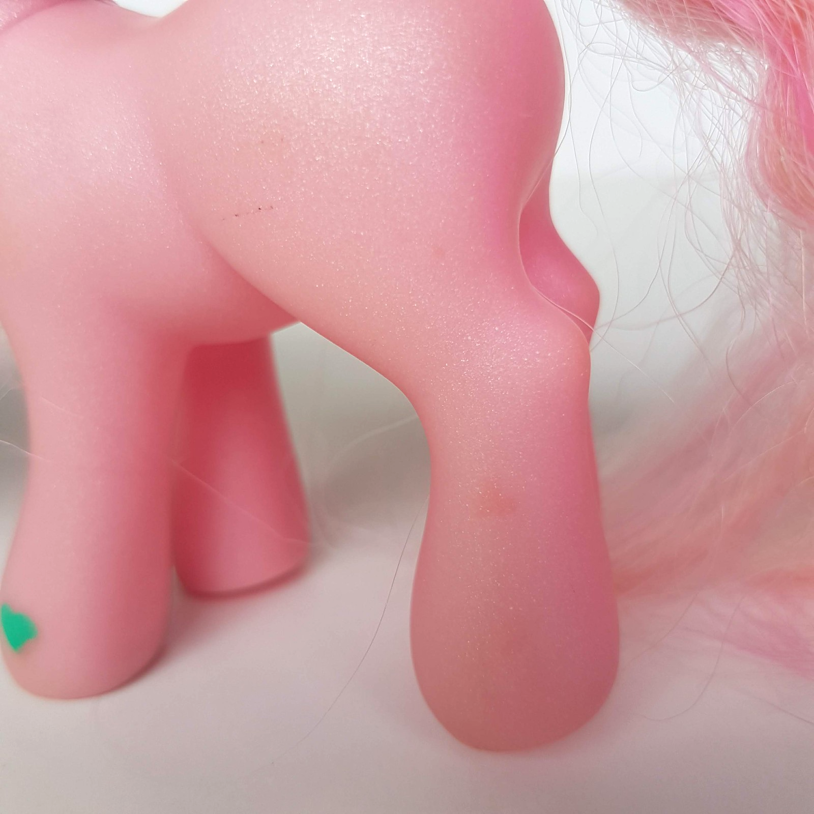 My Little Pony LUAU Horse Hasbro Vinyl Toy 2002 Brushable Tropical Flower Pink7