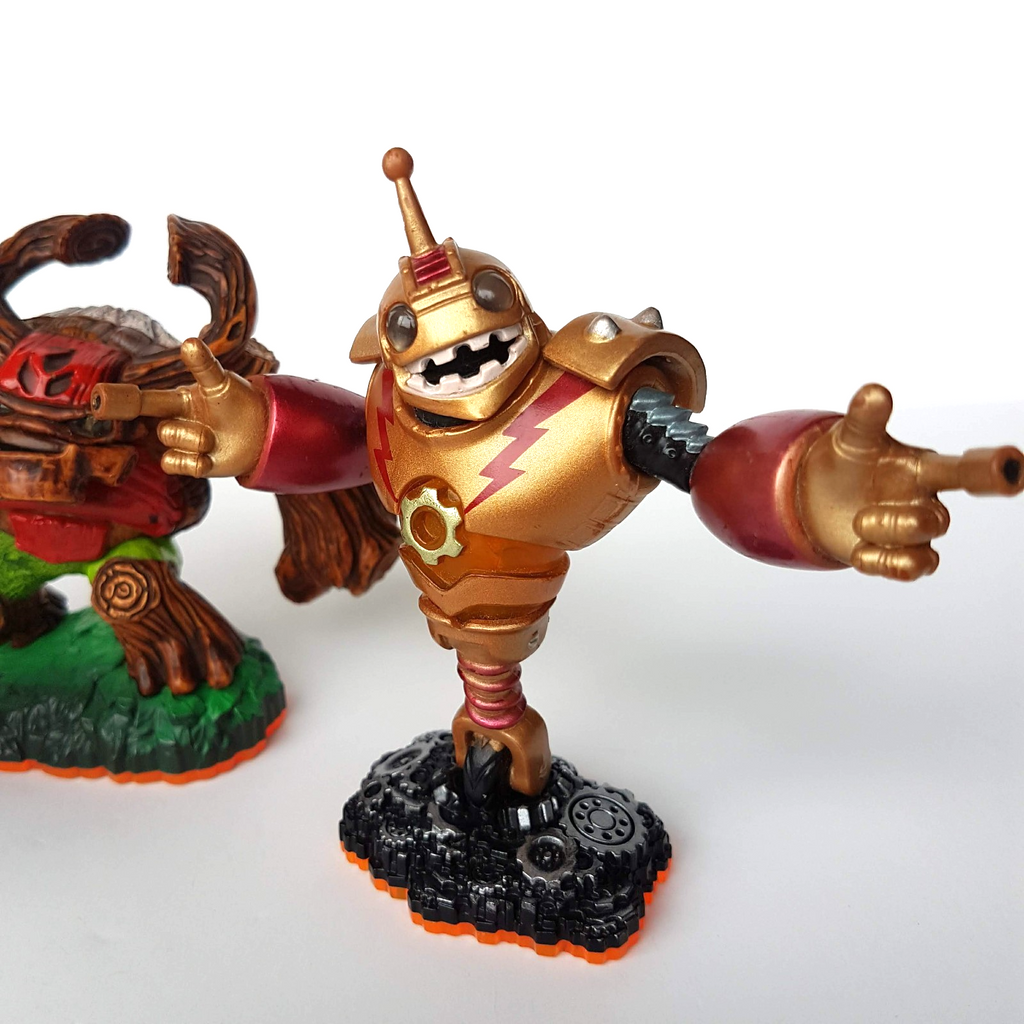 Skylanders GIANTS Crusher Tree Rex Bouncer 2012 Figure Gaming Orange Base3