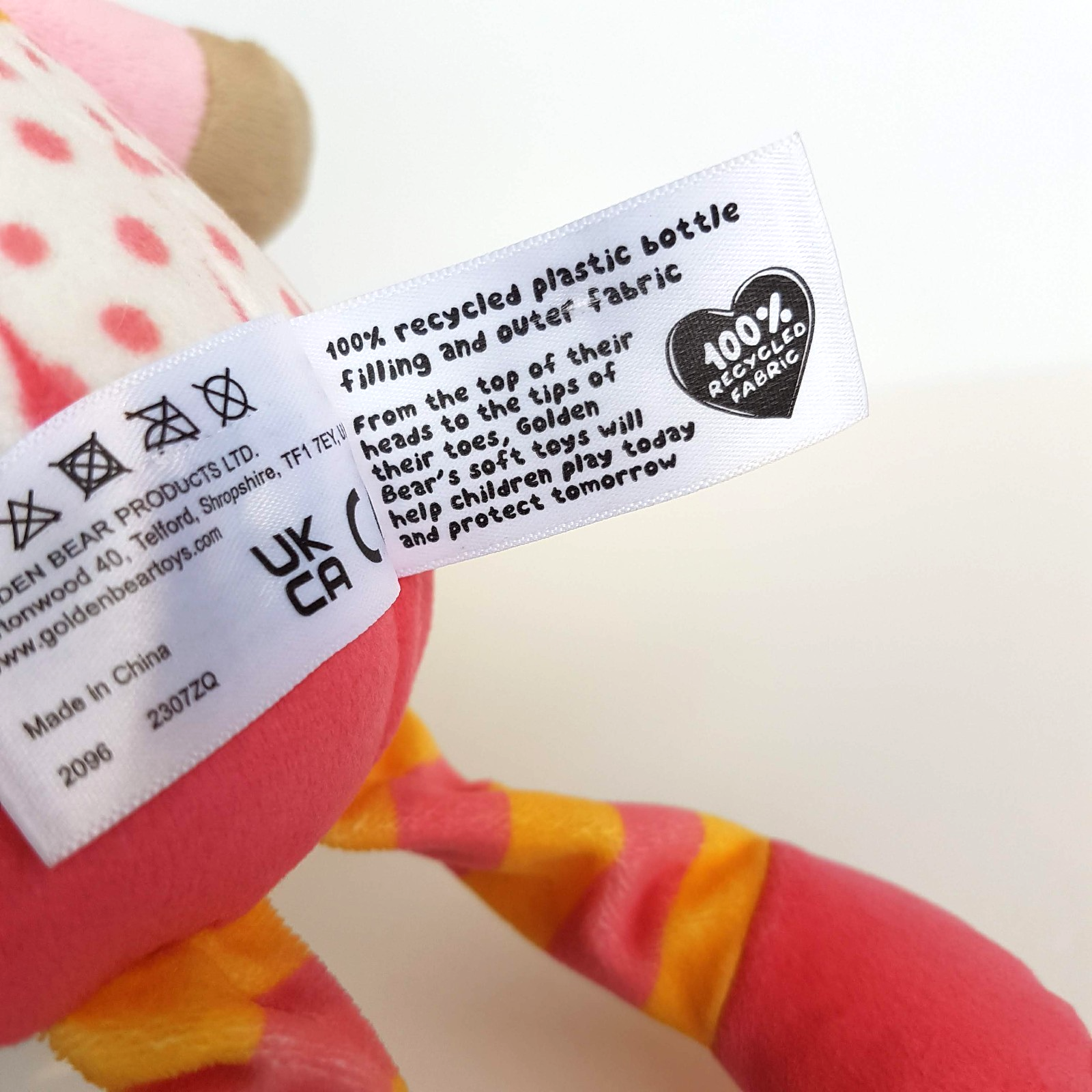 In The Night Garden UPSY DAISY 100% Recycled Plush 33cm Soft Toy Cloth Doll Cute7