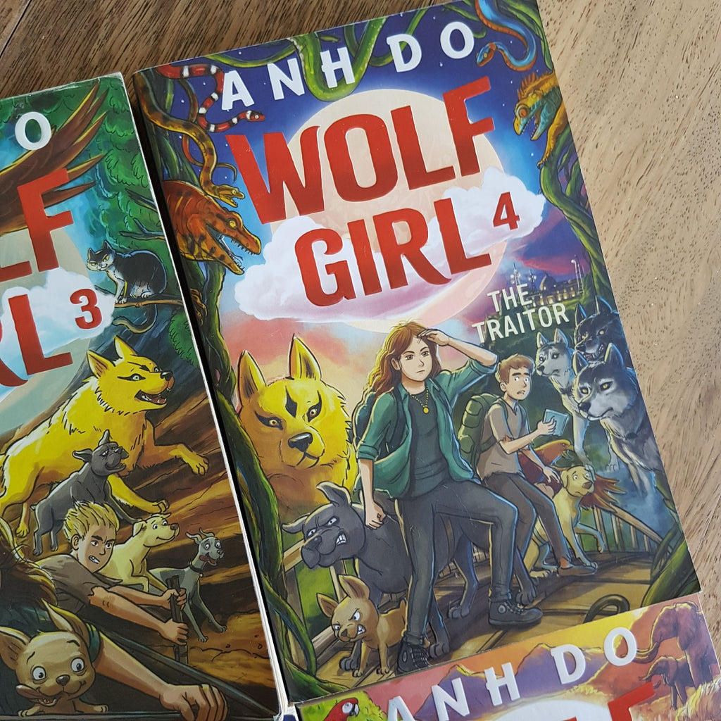 Anh Do WOLF GIRL 1 8 Fantasy Book Bundle Lot Kids Paperback Illustrated Novel4