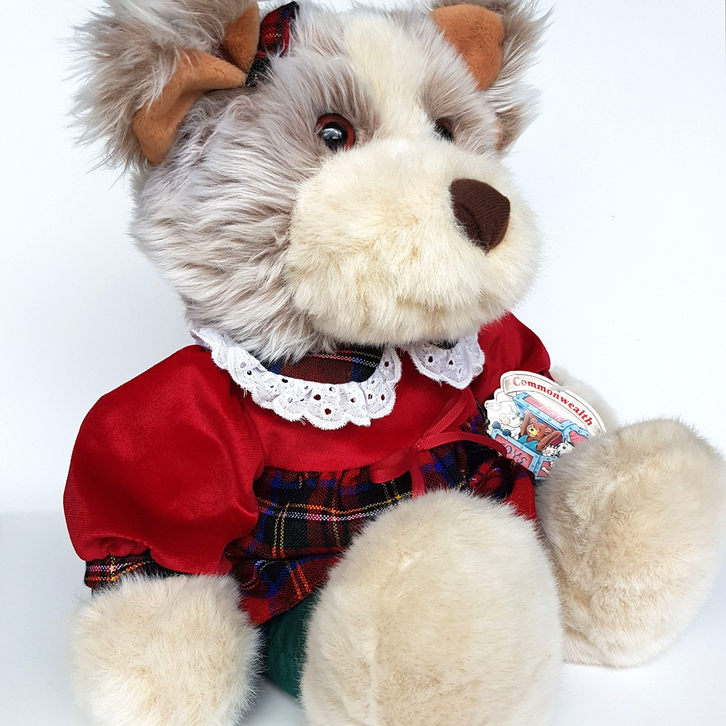 Vintage CHRISTMAS TEDDY BEAR Plush 49cm Commonwealth Toy Soft Toy Stuffed Animal11