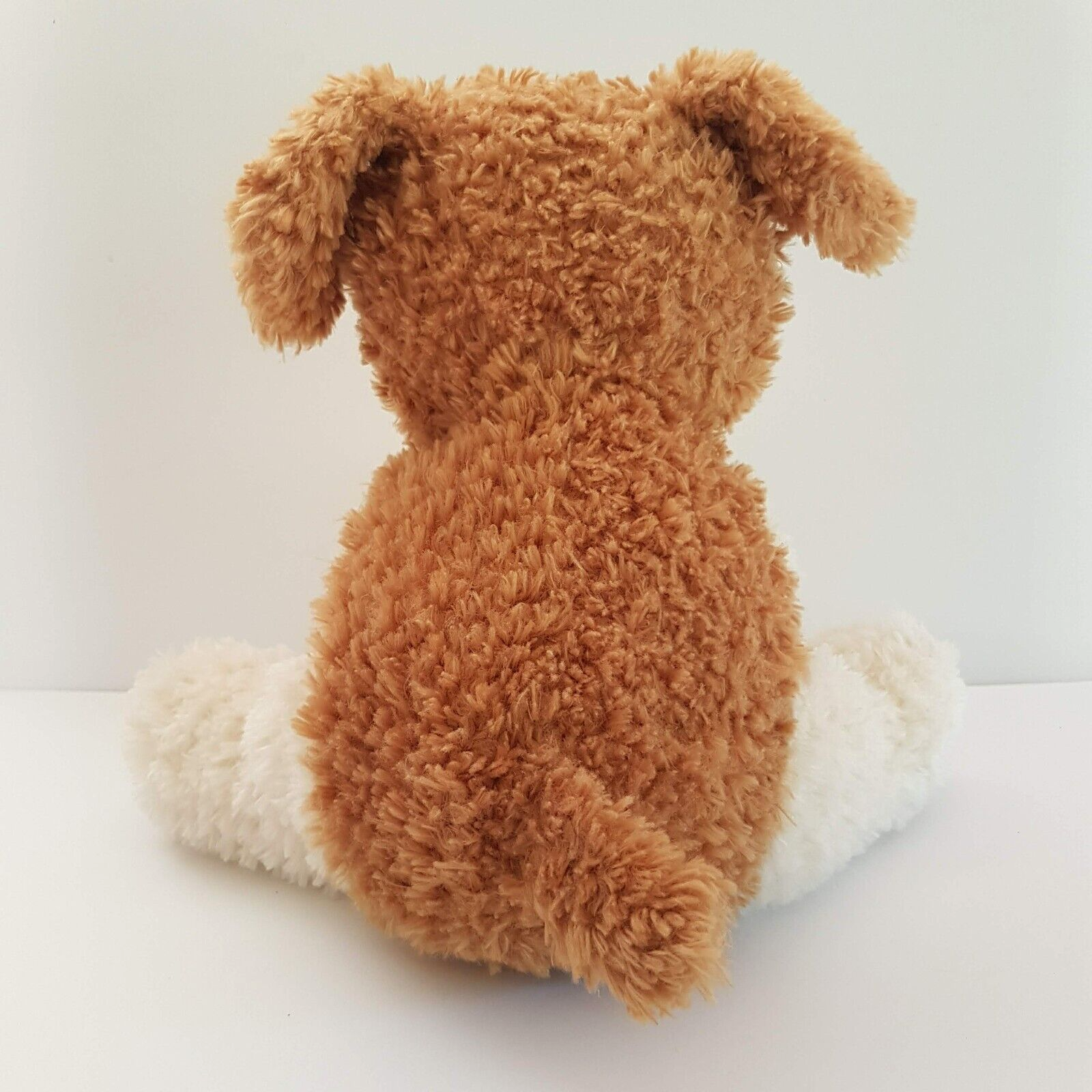 Smile CUDDLY PUPPY DOG Plush Floppy Soft Toy Cream Tan Stuffed Animal Cute8