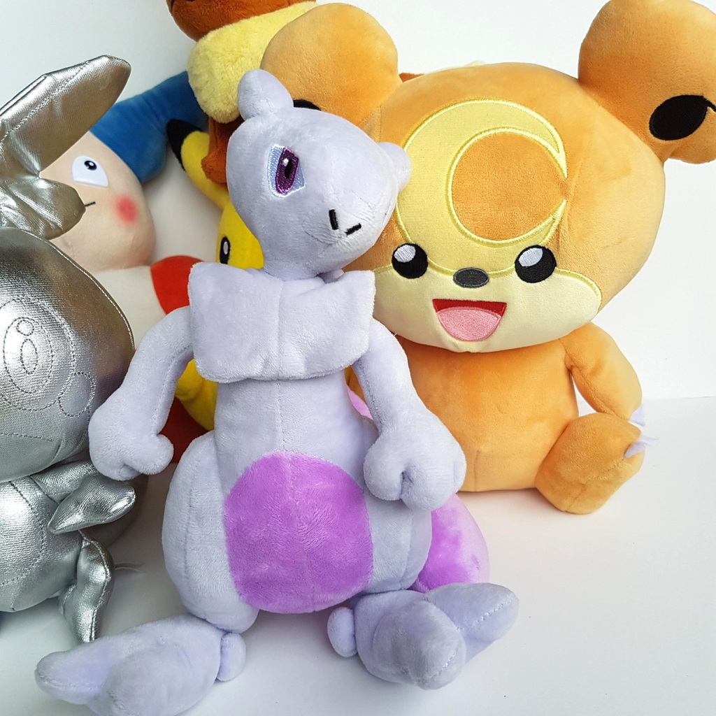 POKEMON PLUSH LOT Mr Mime Sobble Mewtwo Pikachu Eevee Plush Soft Toy Nintendo1