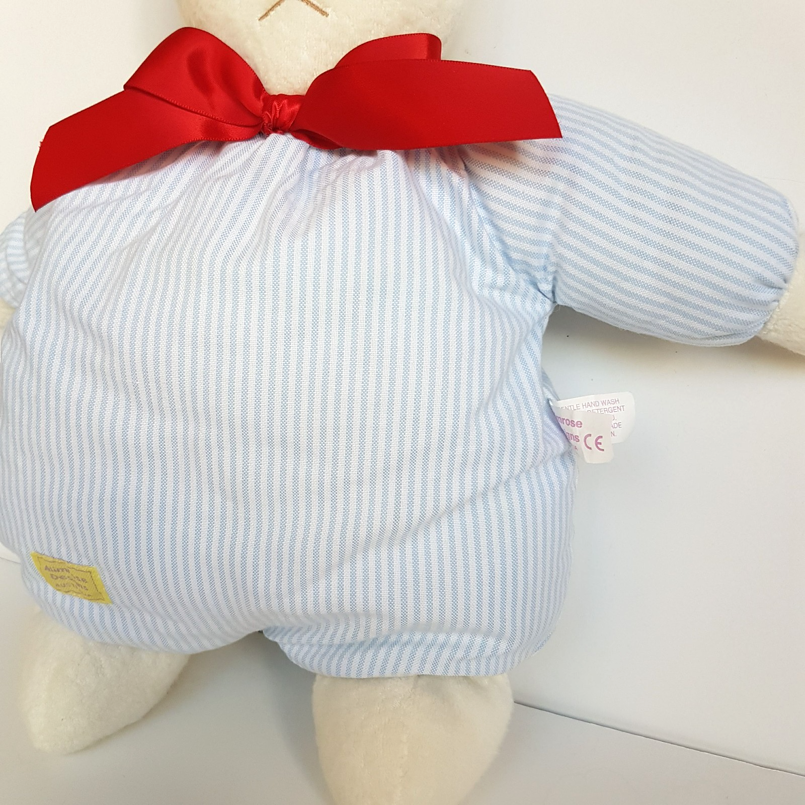 Alimrose BUNNY RABBIT Fabric Lovey 45cm Cloth Stuffed Animal Soft Toy Comforter6