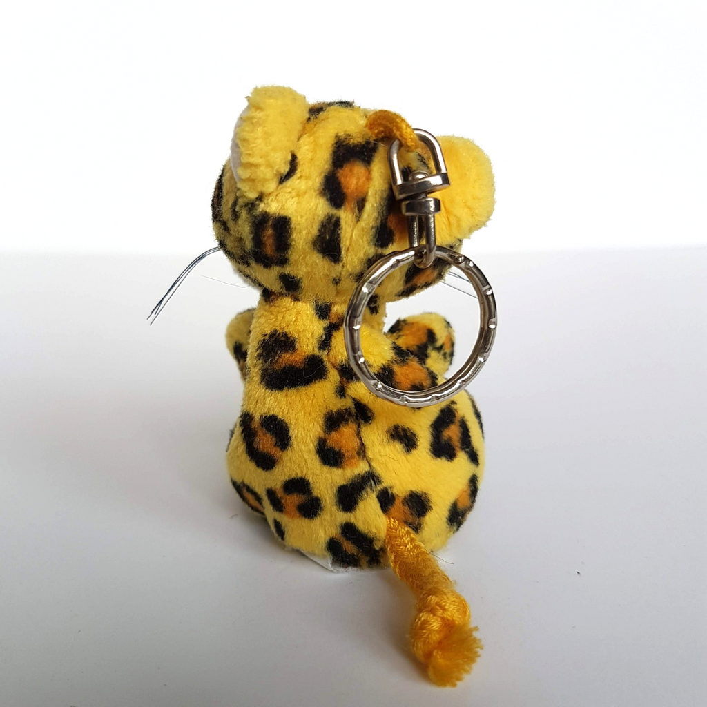 Nici YELLOW JAGUAR Wild Cat Plush + KEYCHAIN Key Ring Stuffed Animal Soft Toy16