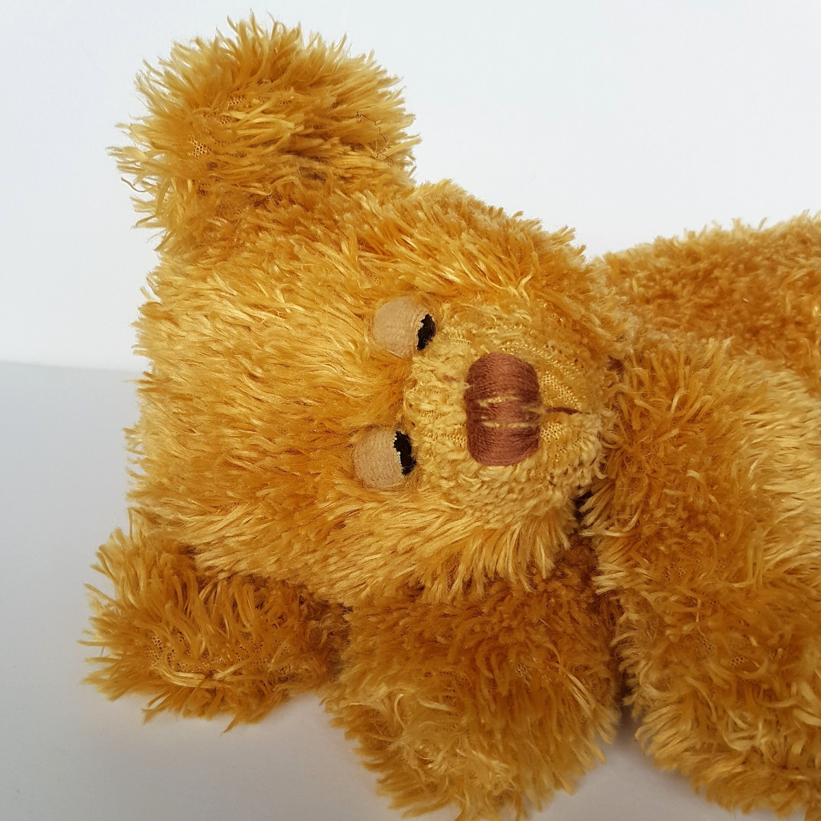 SLEEPY EYE TEDDY Plush Soft Toy 30cm Beanbag Sleeping Stuffed Animal Cuddly Cute1
