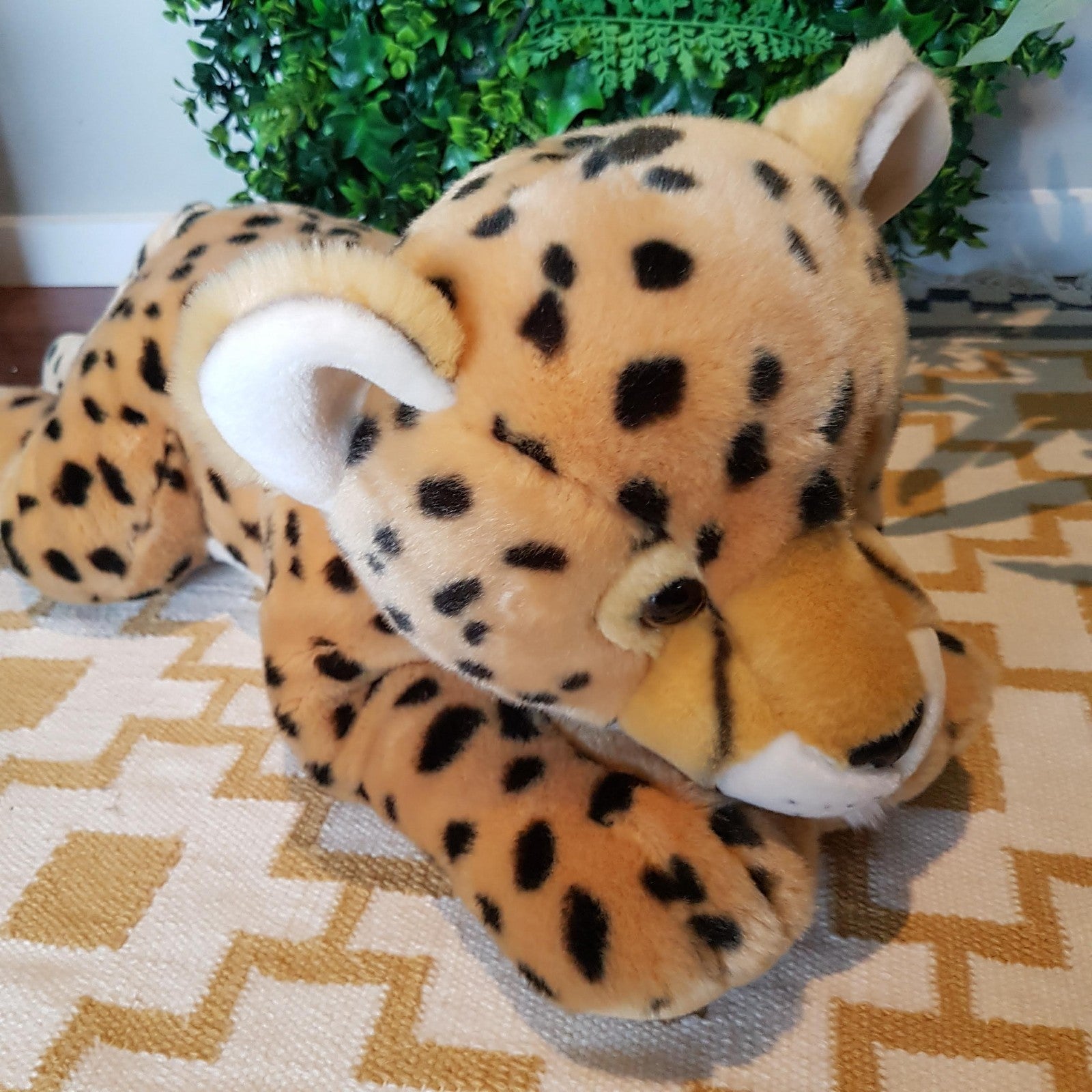 Large 63cm Long Korimco CHEETAH WILD CAT Plush Stuffed Animal Soft Toy Cuddly5