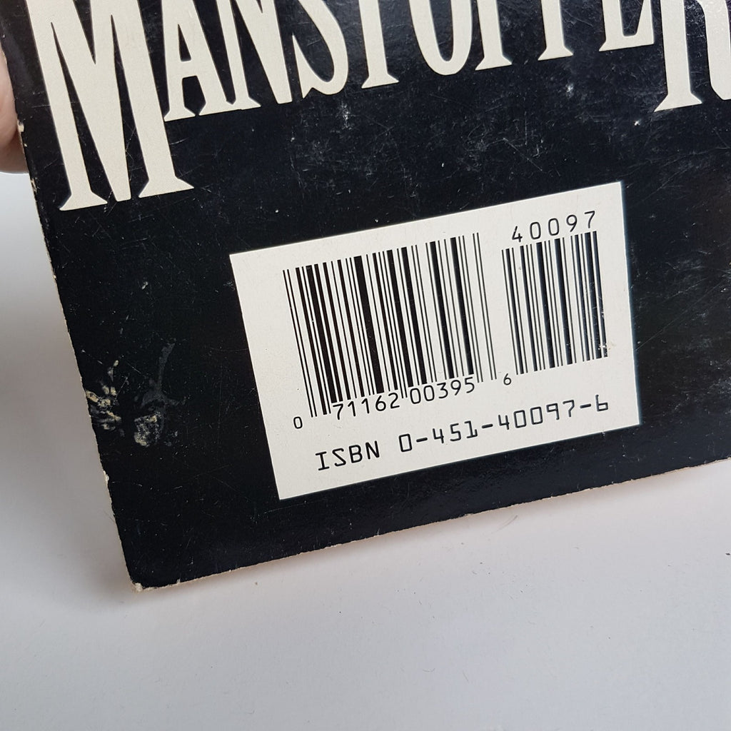 MANSTOPPER Douglas Borton Book Horror Paperback FIRST EDITION 1988 Scary Novel15
