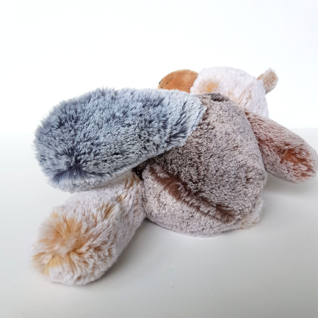 Korimco BUTTONS TEDDY BEAR Plush 27cm Stuffed Animal Soft Toy Frosted Fur Cute9