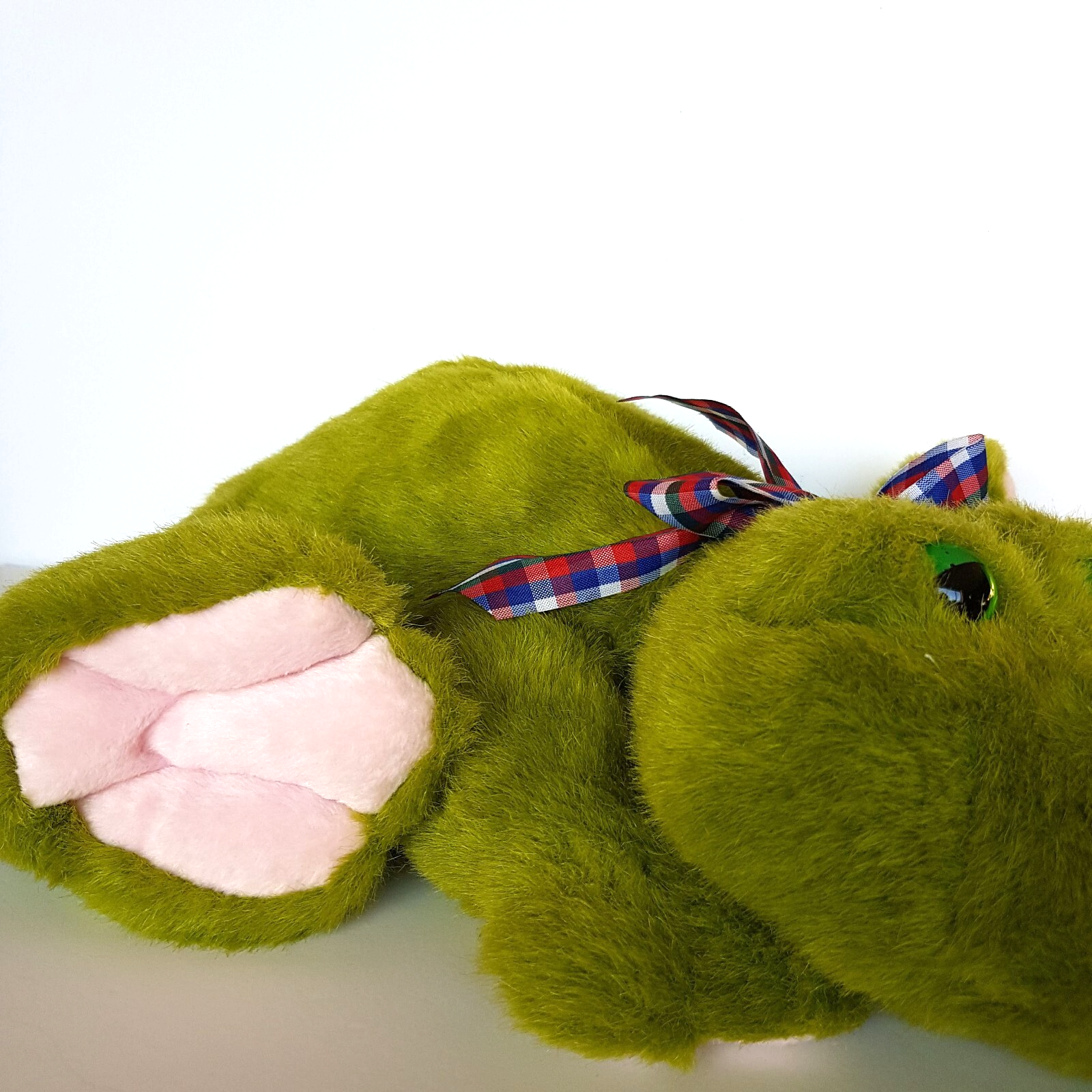 Cuddle Wit GREEN FROG Plush 41cm PILLOW Reptile Soft Toy Stuffed Animal POCKET3