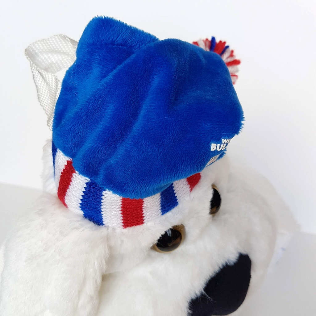 AFL WESTERN BULLDOGS Football Backpack Plush Dog Kids Bag Footy Merchandise Toy12
