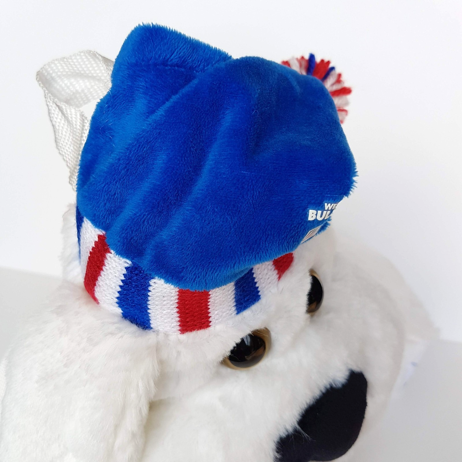 AFL WESTERN BULLDOGS Football Backpack Plush Dog Kids Bag Footy Merchandise Toy12
