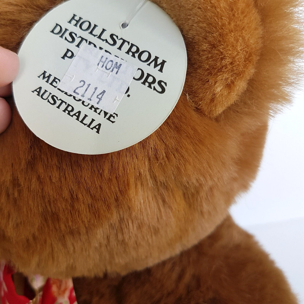Stunning HOLLSTROM Chocolate Teddy Bear Plush 32cm TAGS Soft Toy Stuffed Animal10