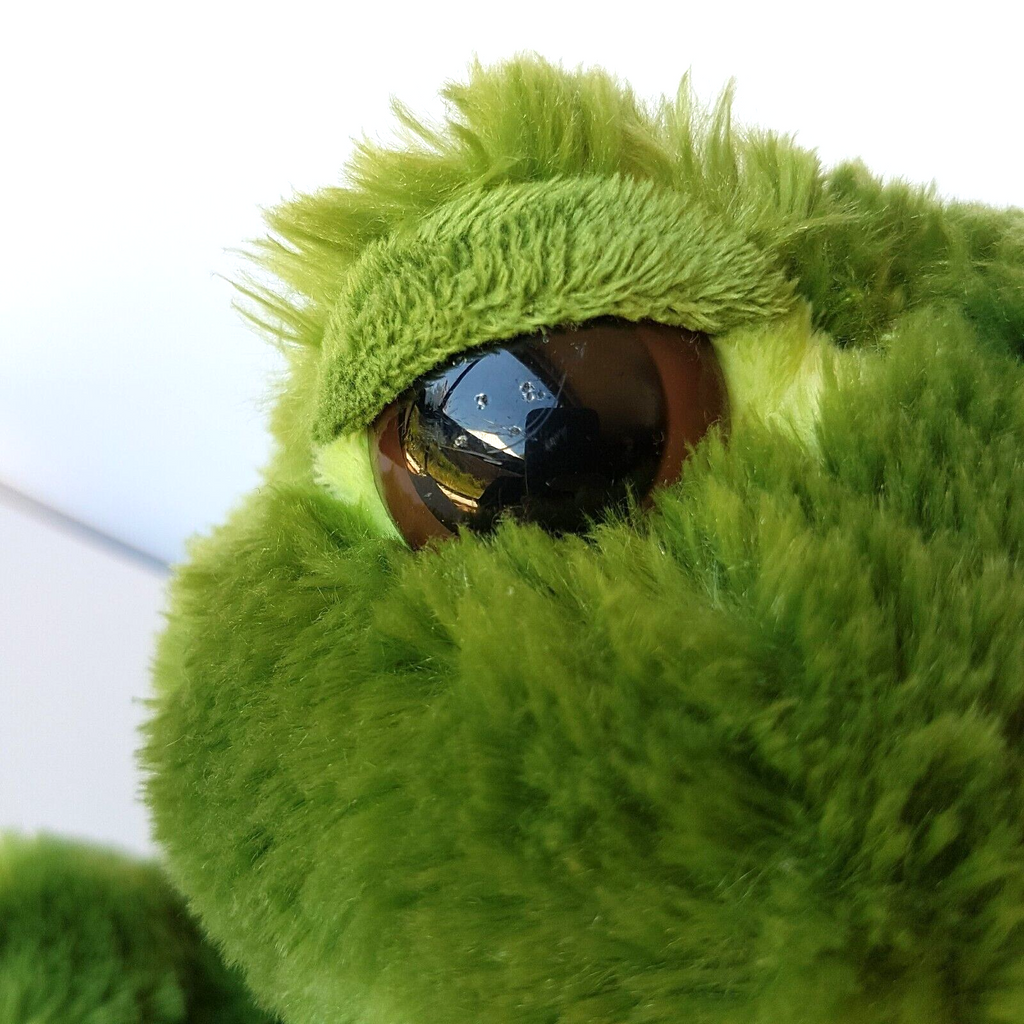 GREEN FROG Plush KORIMCO 22cms Soft Toy Stuffed Animal Reptile Beanbag Cuddle2