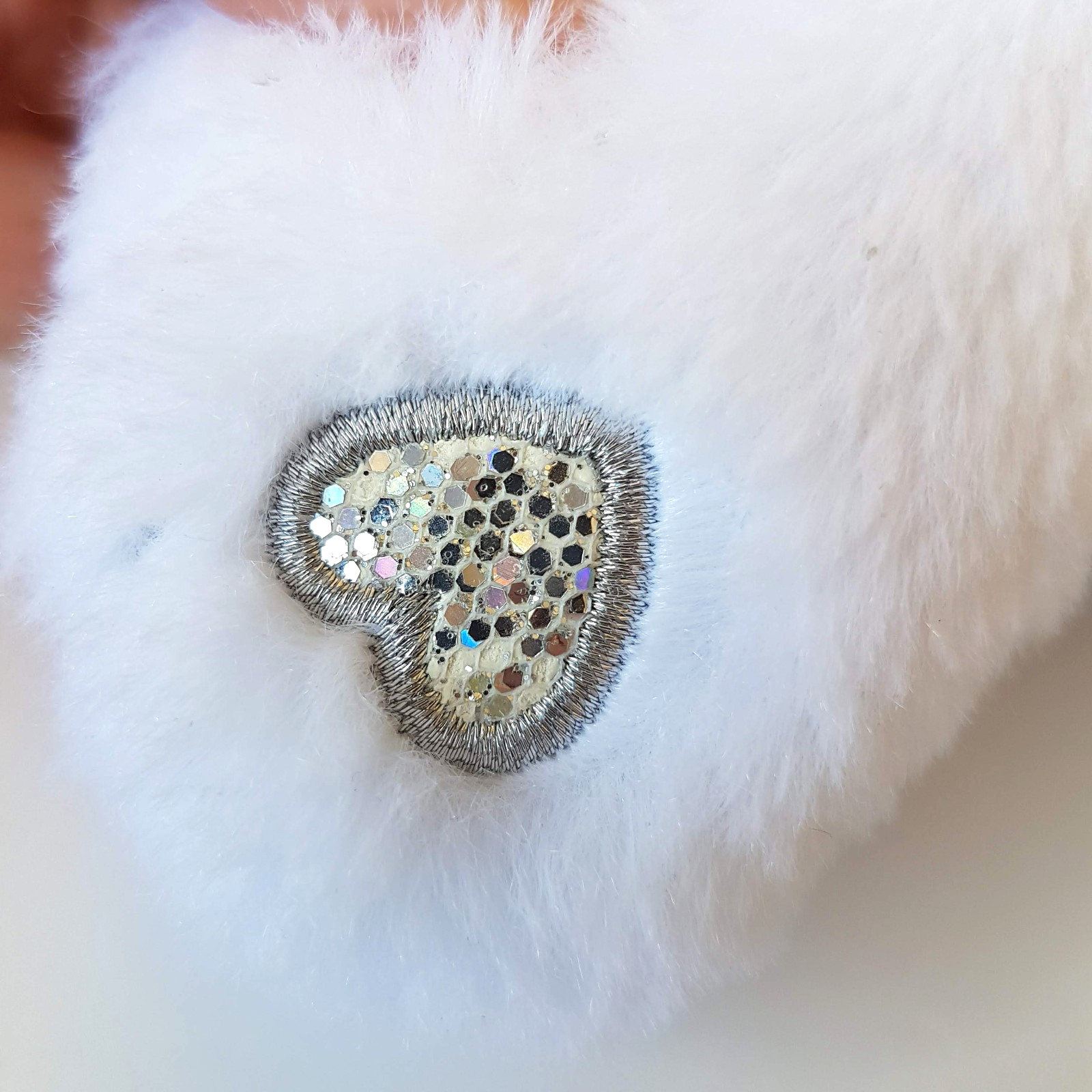 Care Bear HOPEFUL HEART Collector's Edition 2022 36cm Crystal Nose White Glitter18