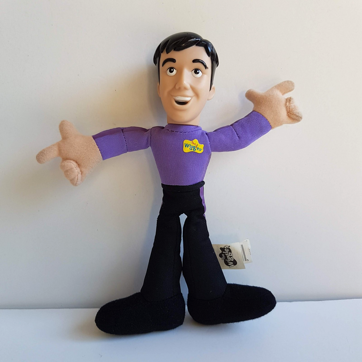 The Wiggles 2008 JEFF DOLL Vinyl Head Figure Collectible Purple Original Wiggles0