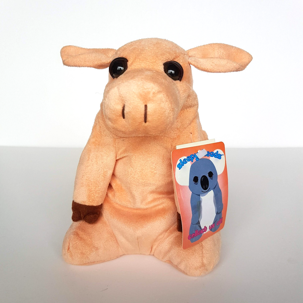RARE CA Australia SLEEPY HEADS PIG Pigzi Plush 16cm Stuffed Animal Soft Toy1