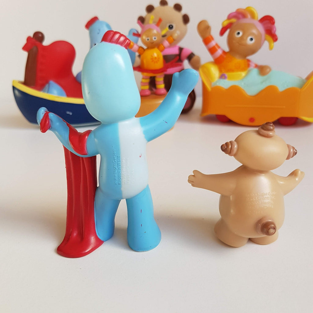 IN THE NIGHT GARDEN Figures LOT Igglepiggle Upsy Daisy Makka Pakka Push Toy5