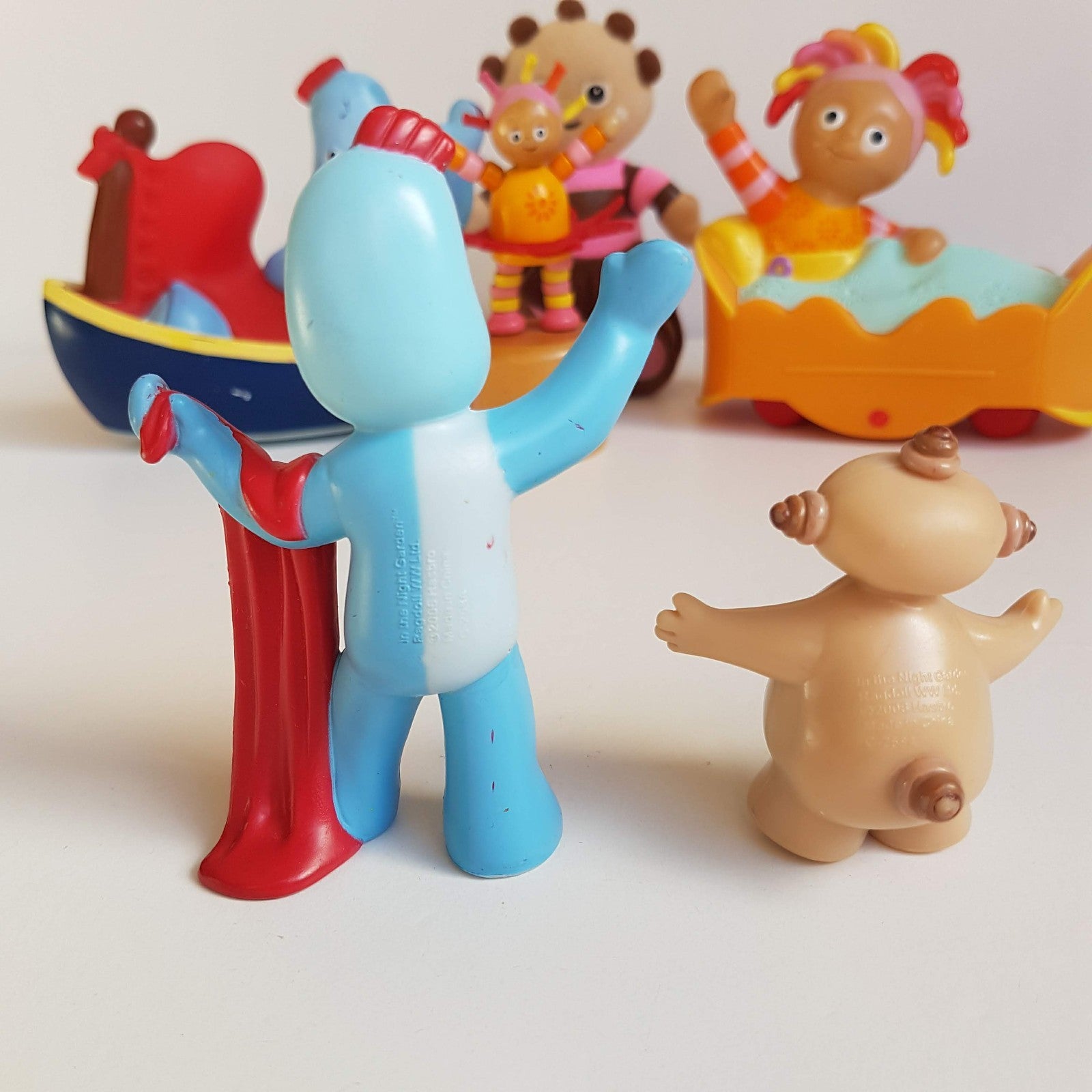 IN THE NIGHT GARDEN Figures LOT Igglepiggle Upsy Daisy Makka Pakka Push Toy5