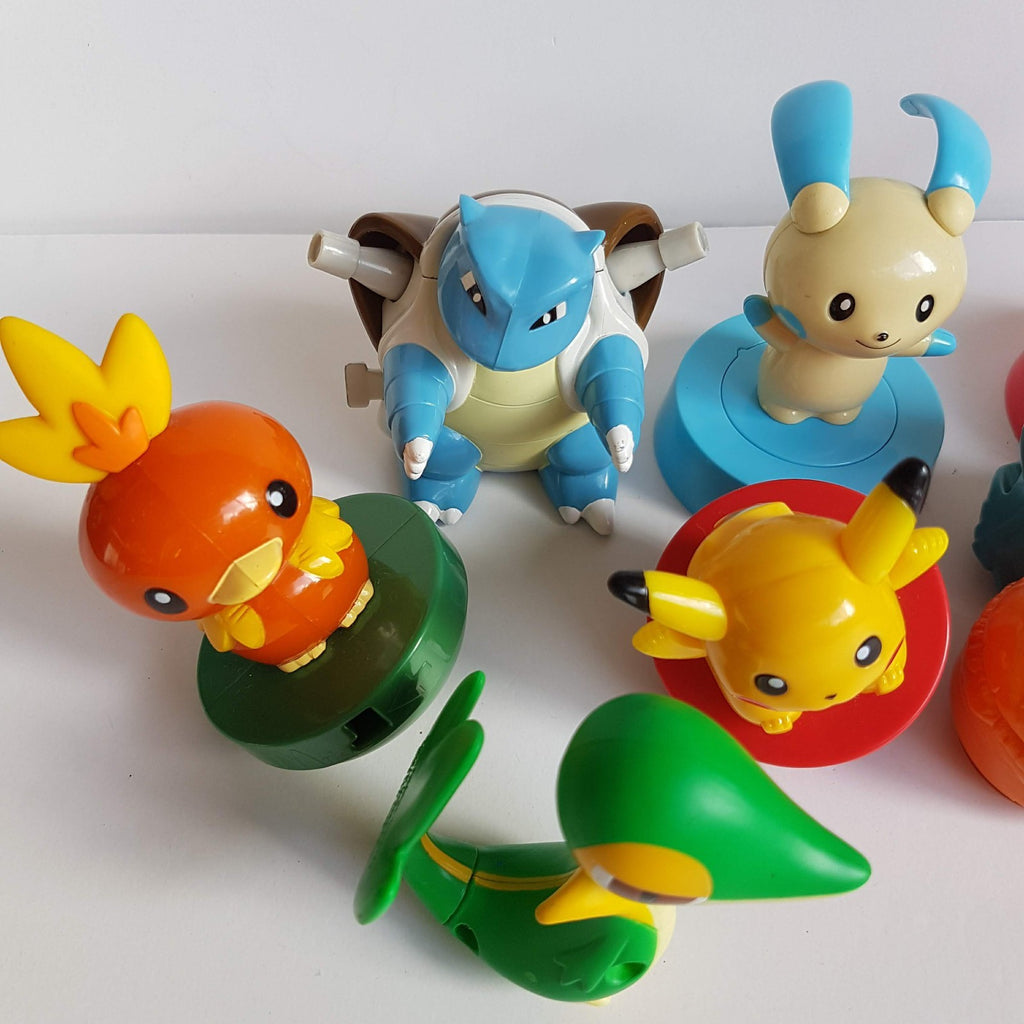 Pokemon McDonalds Happy Meal Toy LOT Charizard Snivy Minim Torchic Action Figure5